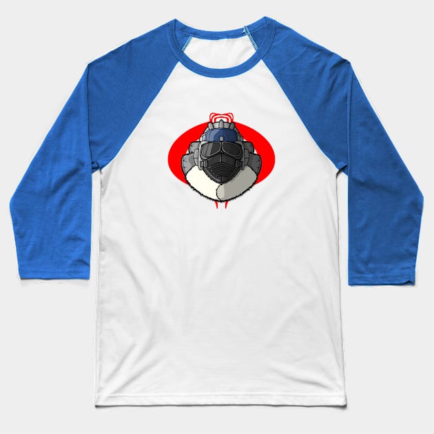 Snow Serpent Baseball T-Shirt by Doyle Designs